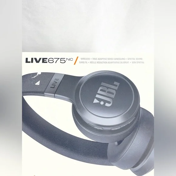 JBL LIVE 675NC Wireless Noise Cancelling Over-Ear Headphones New Sealed Box - Picture 4 of 9